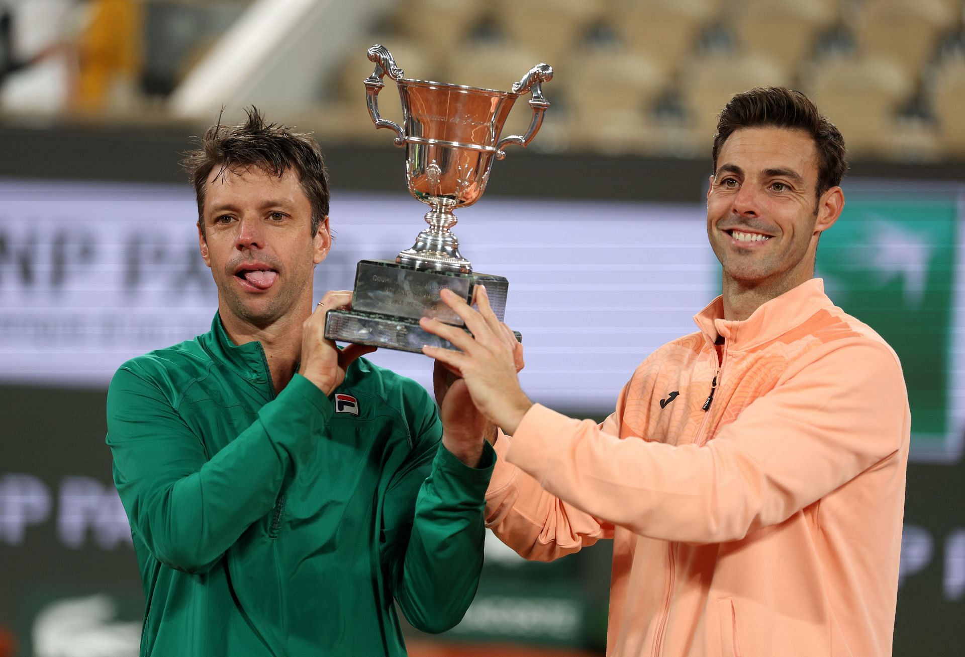 Horacio Zeballos and Marcel Granollers at the French Open 2025. (Photo: Getty)